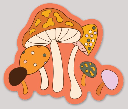 Magic Fungi Sticker