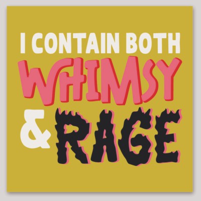 Whimsy & Rage Sticker