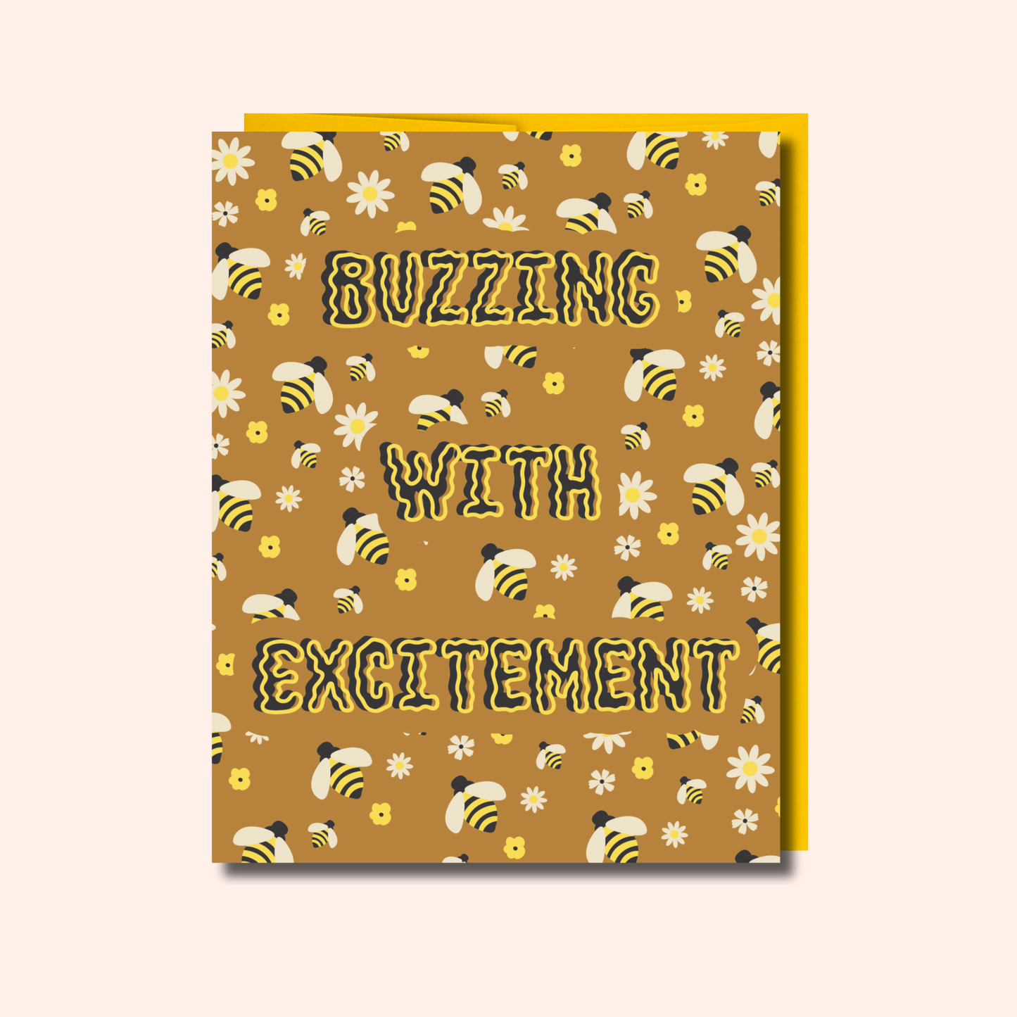 Buzzing With Excitement – Congratulations Card