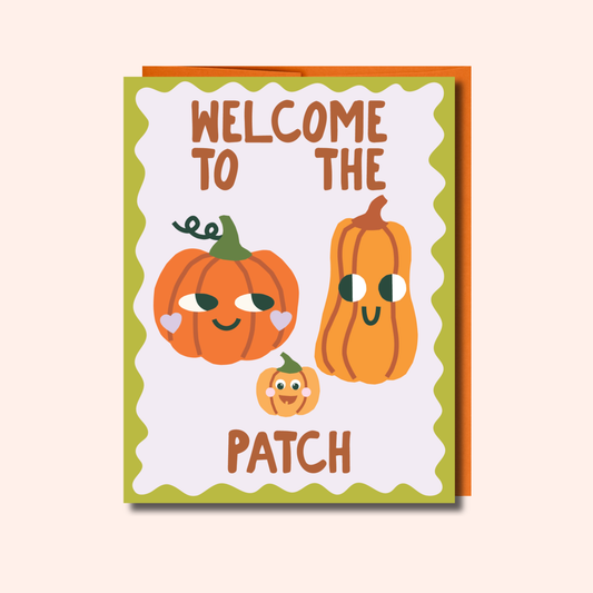 Pumpkin Patch – New Baby Card