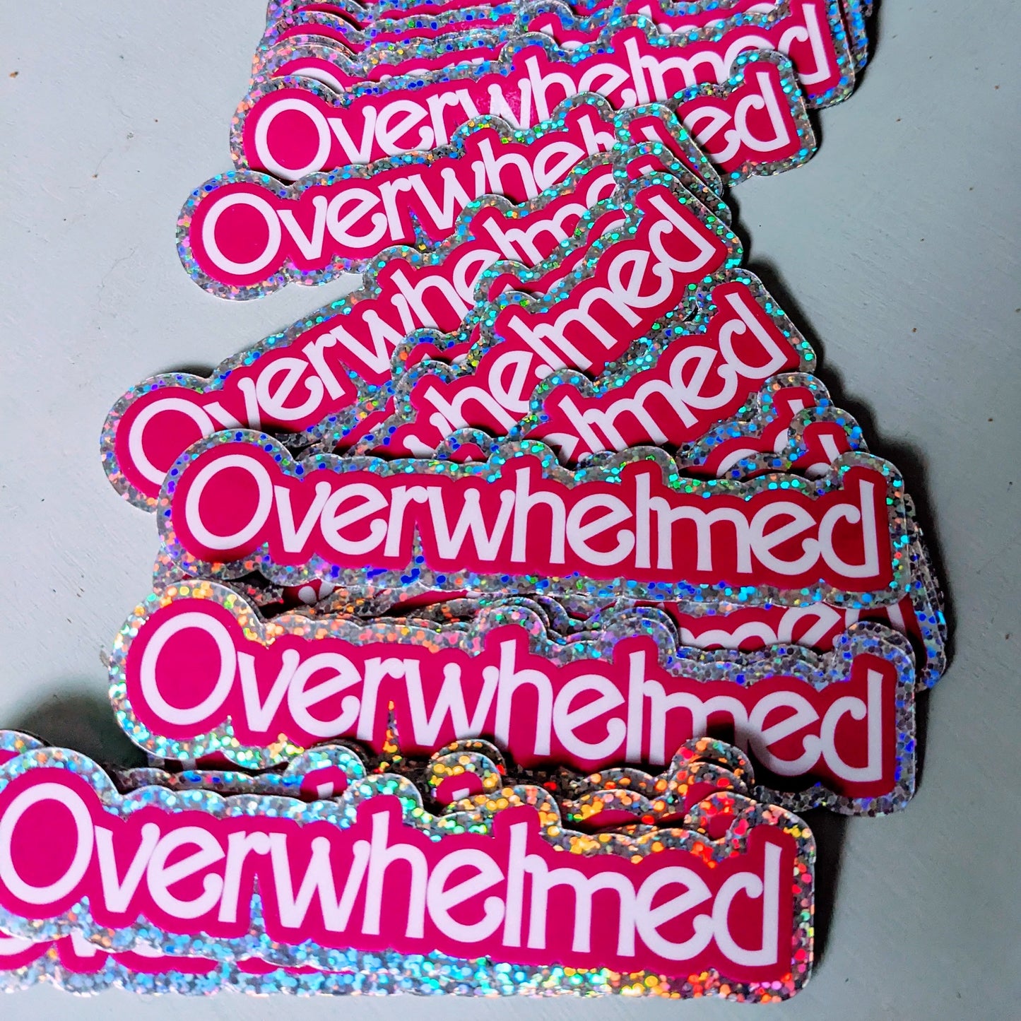 Overwhelmed Sticker