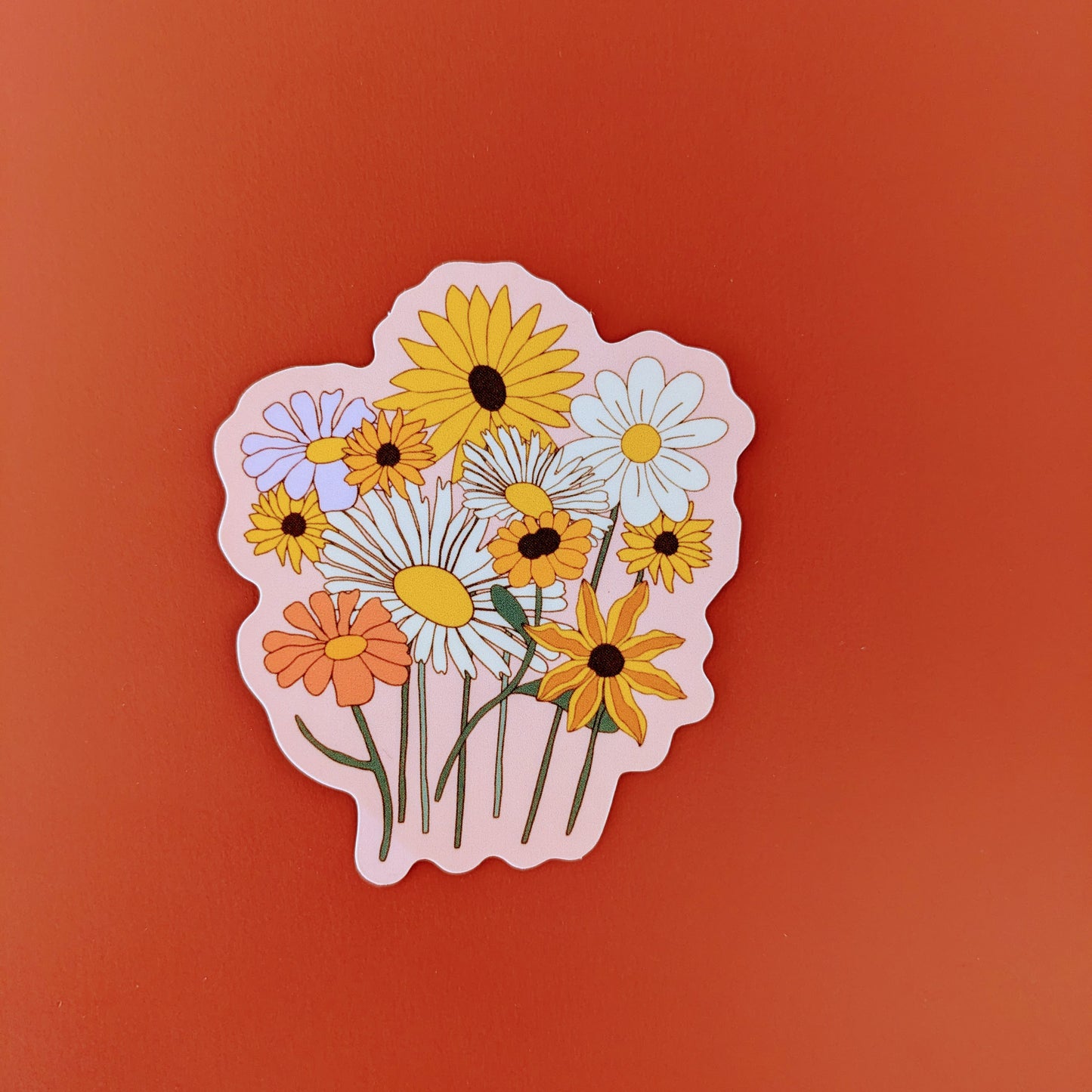 Flower Party Sticker