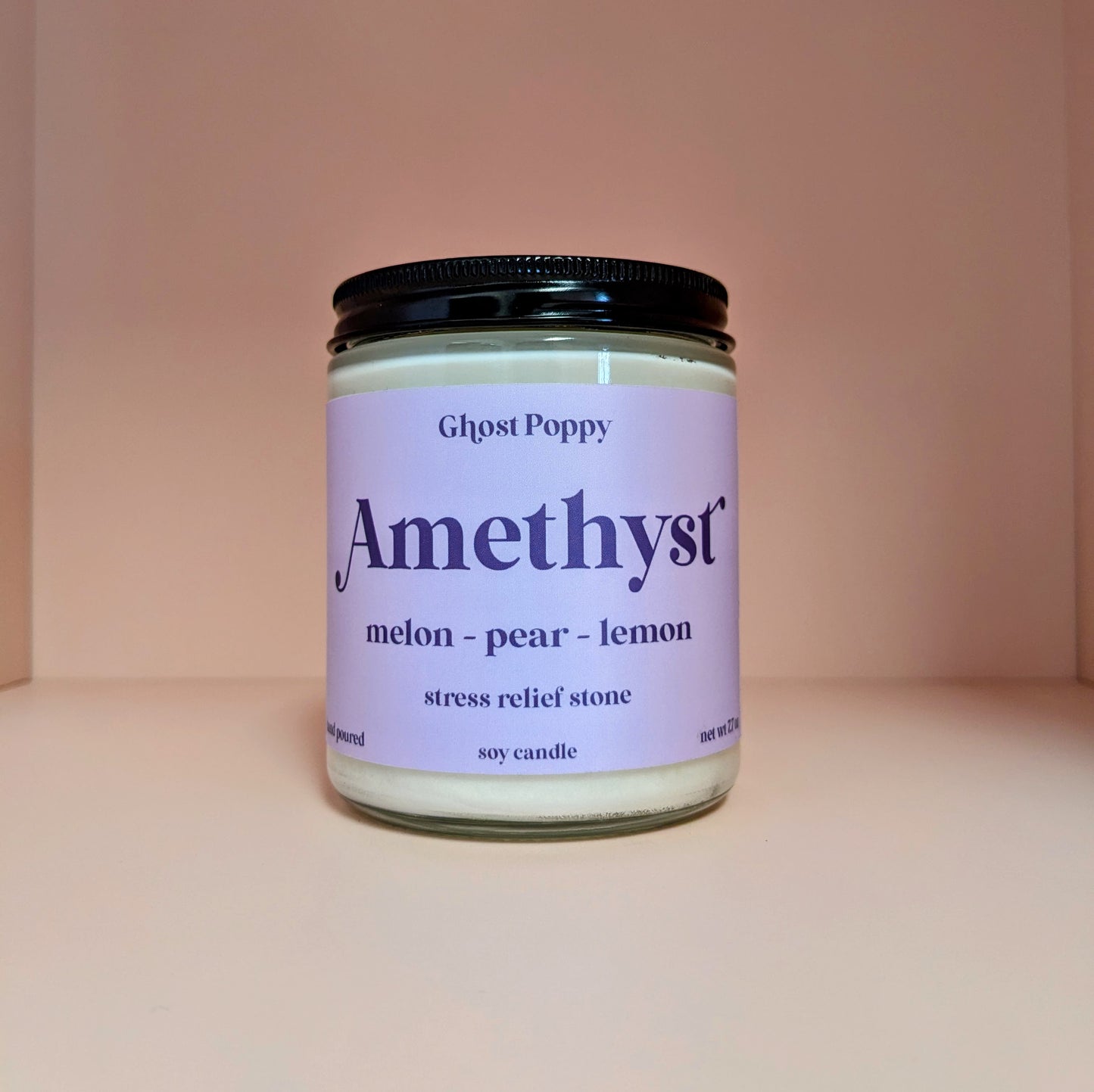Amethyst Candle