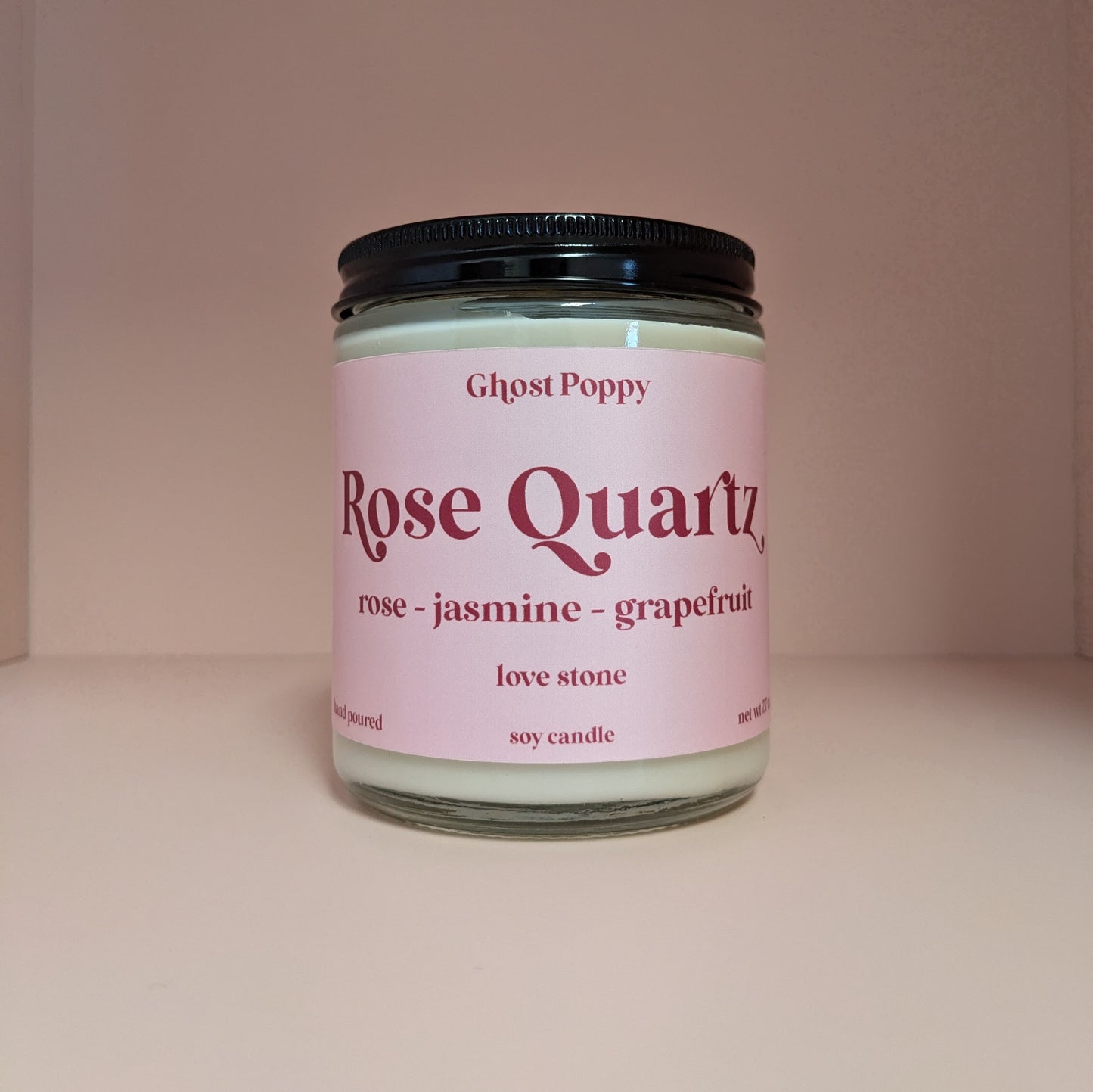 Rose Quartz Candle