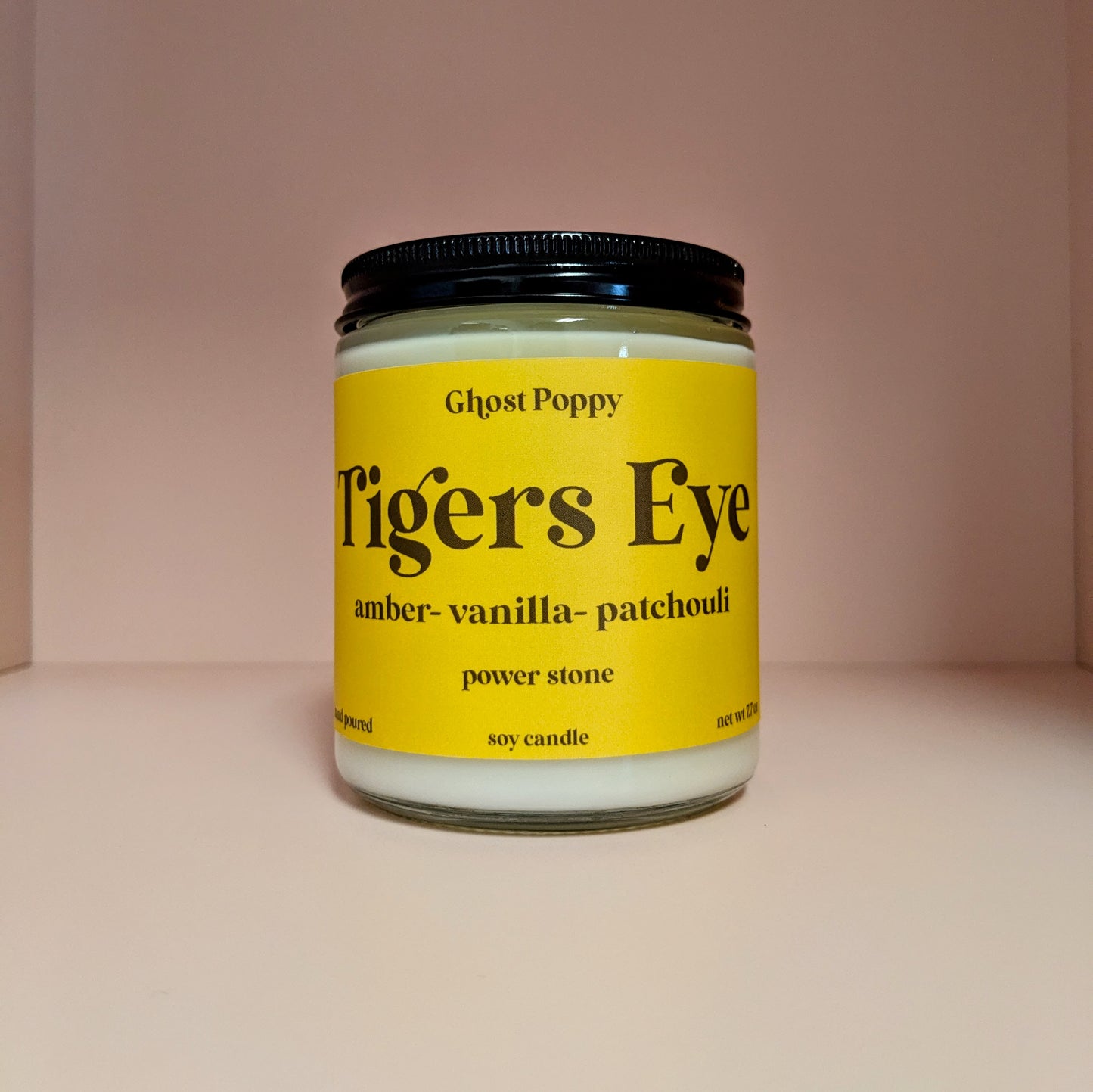 Tigers Eye Candle