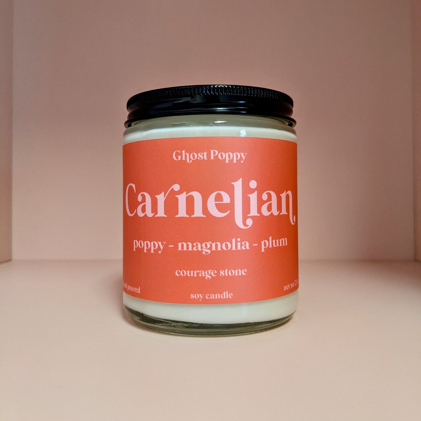 Carnelian Candle