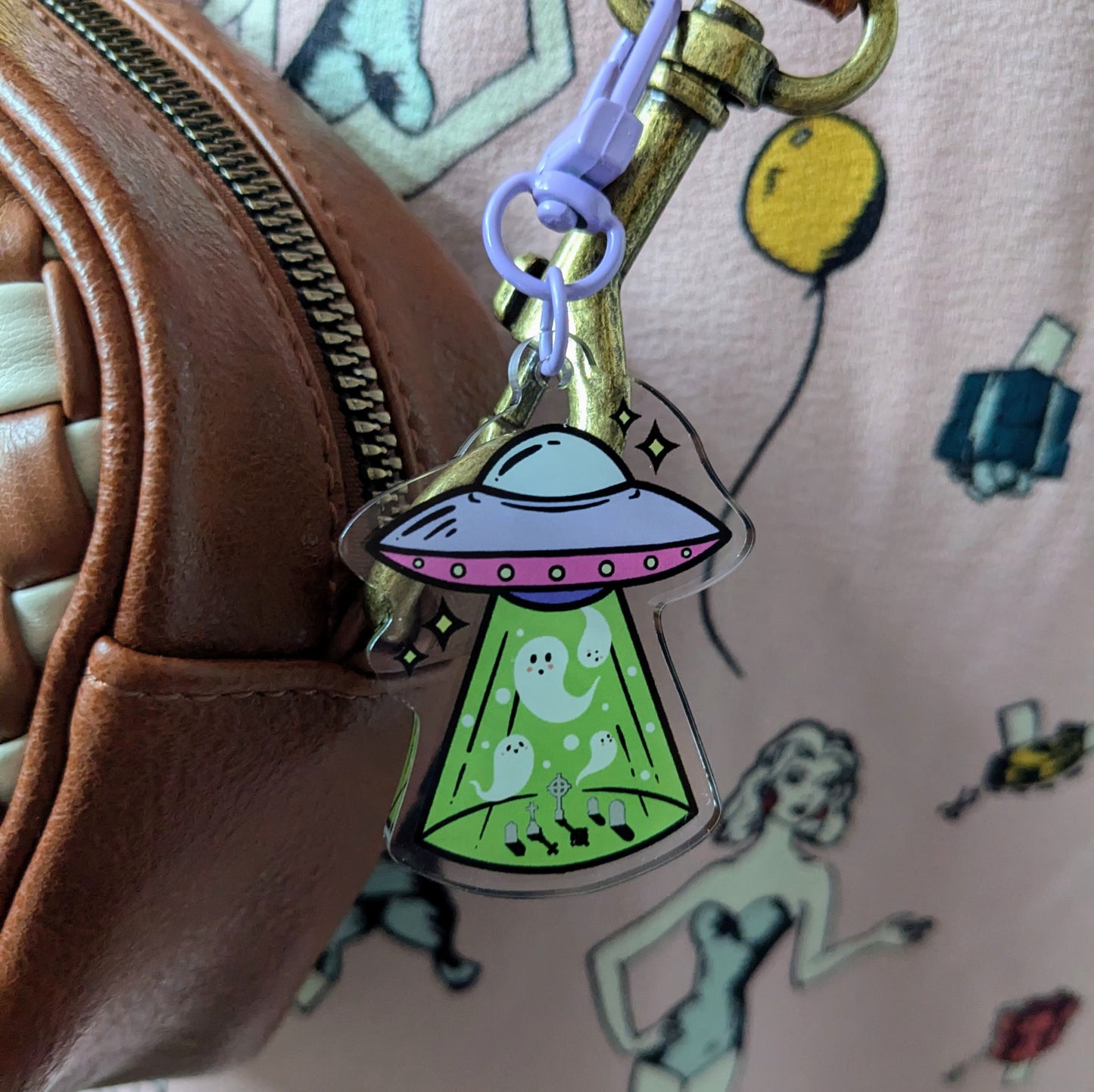 I Believe in Ghosts Keychain + Bag Charm