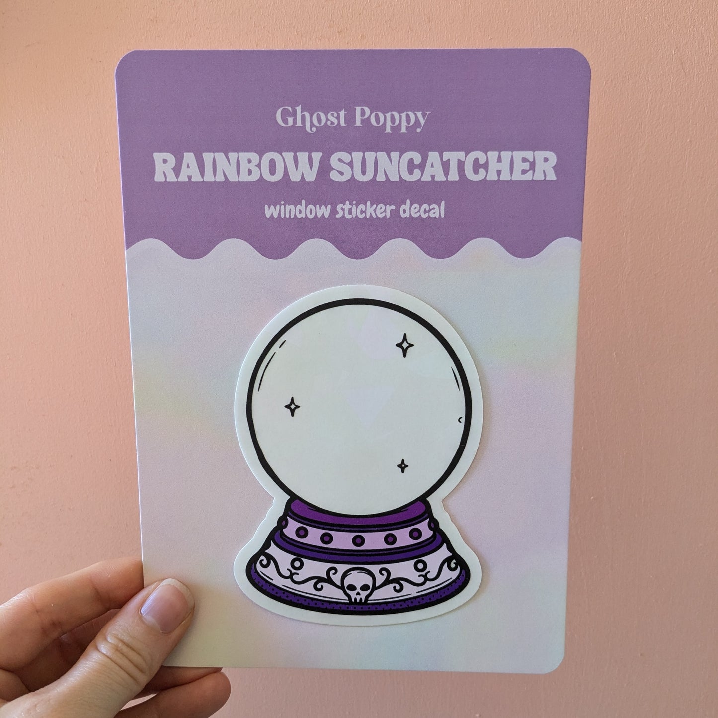 Crystal Ball Suncatcher Sticker