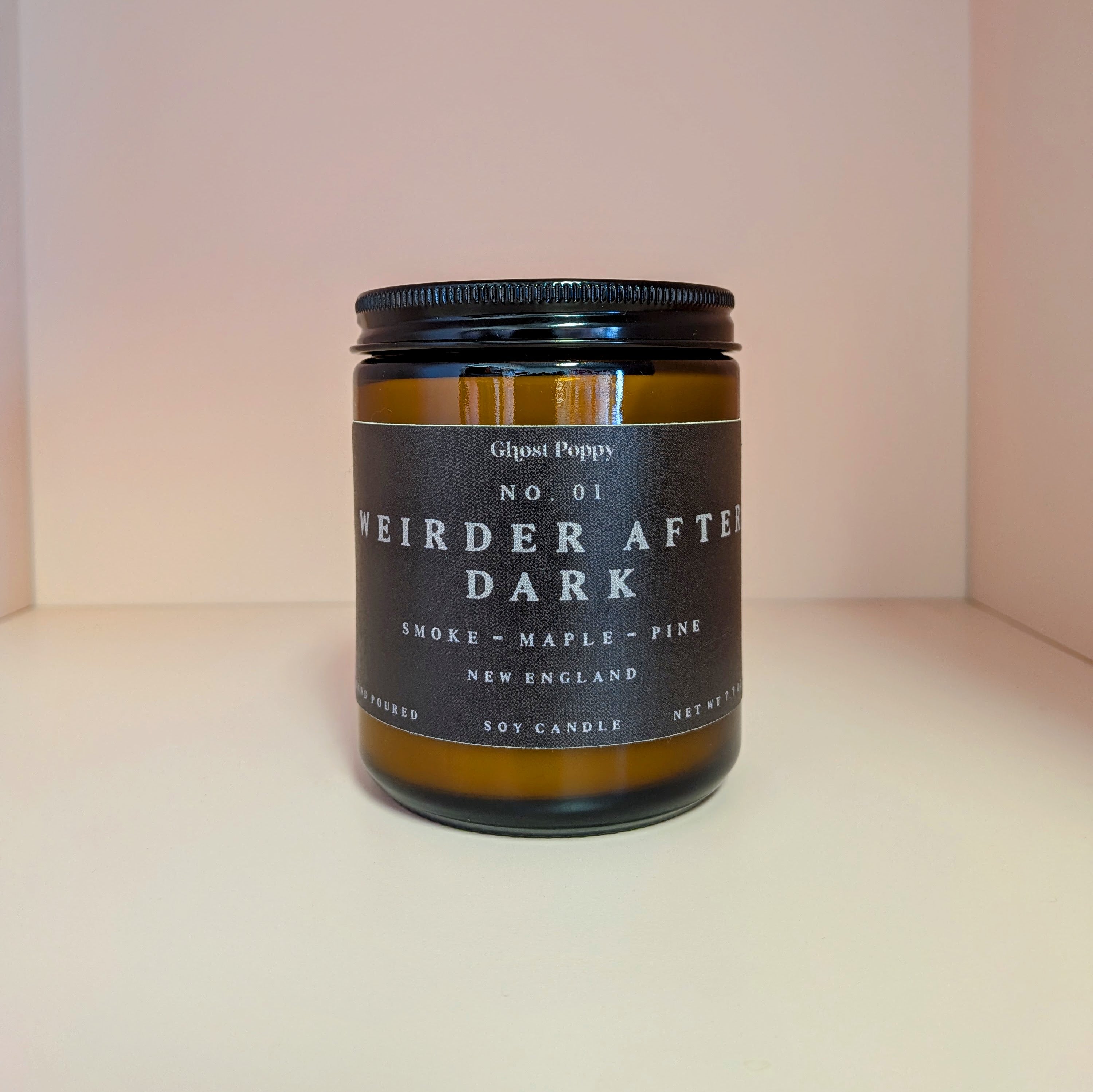 Weirder After Dark Candle – Ghost Poppy