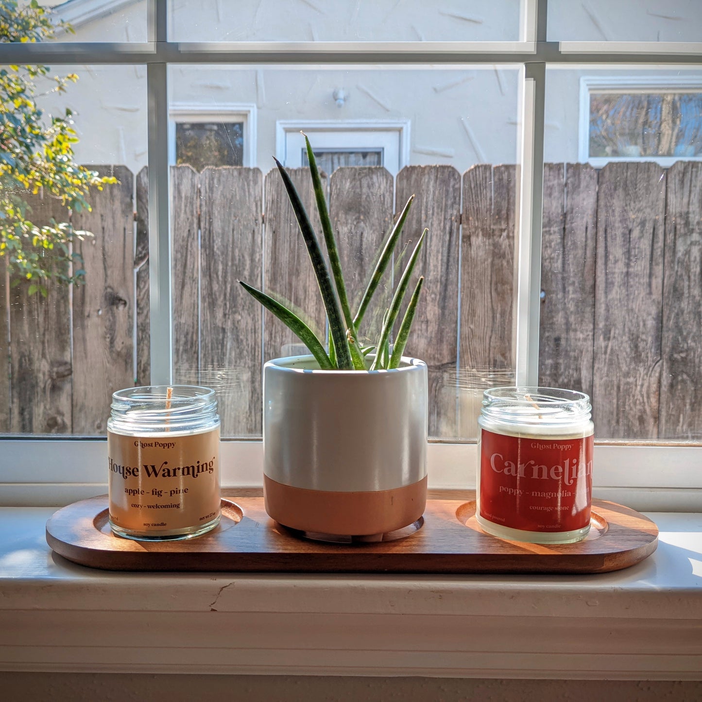 Carnelian Candle