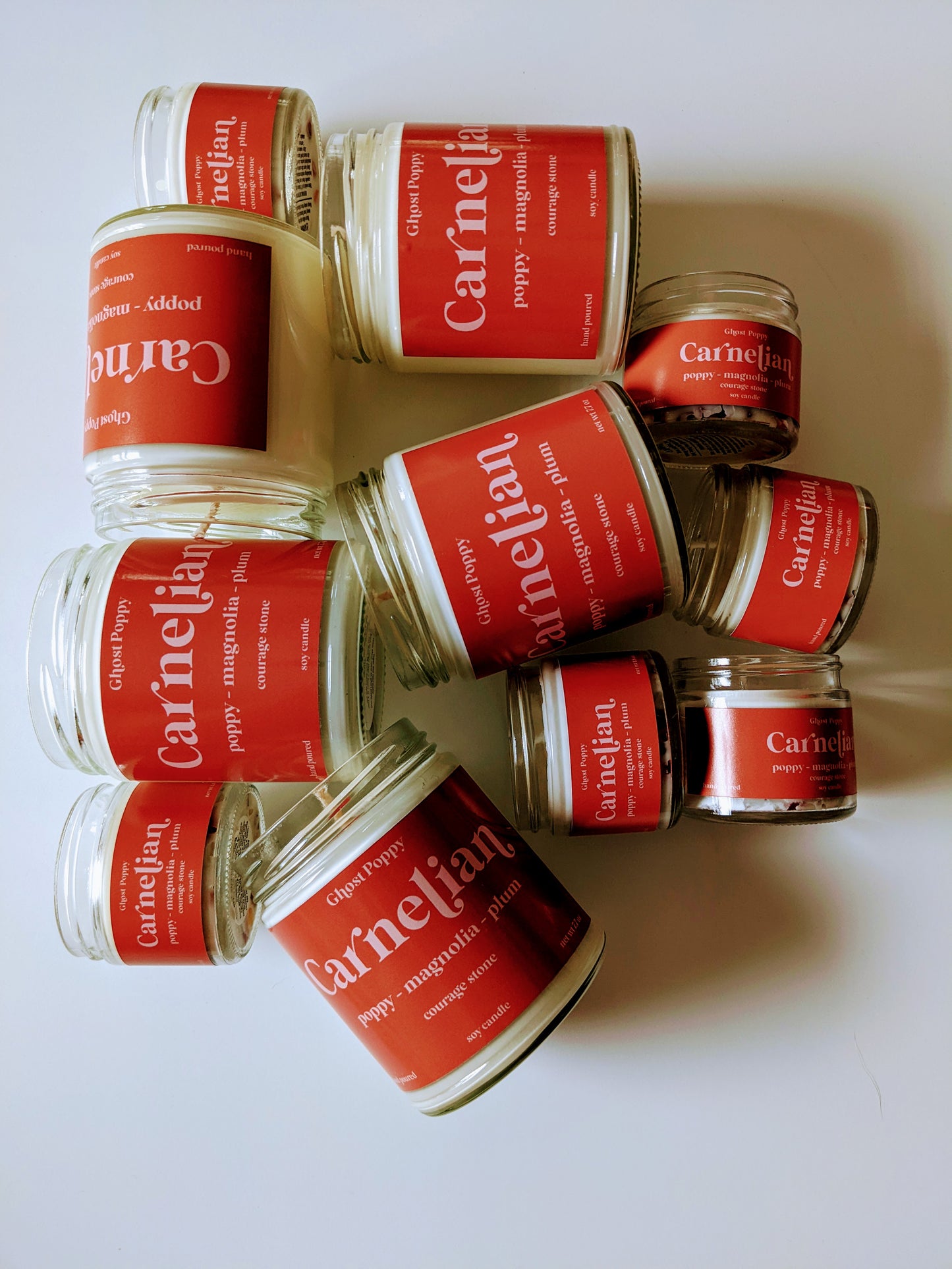 Carnelian Candle
