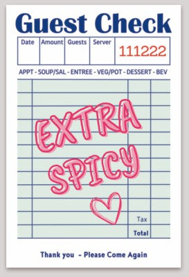 Order up: EXTRA SPICY Sticker