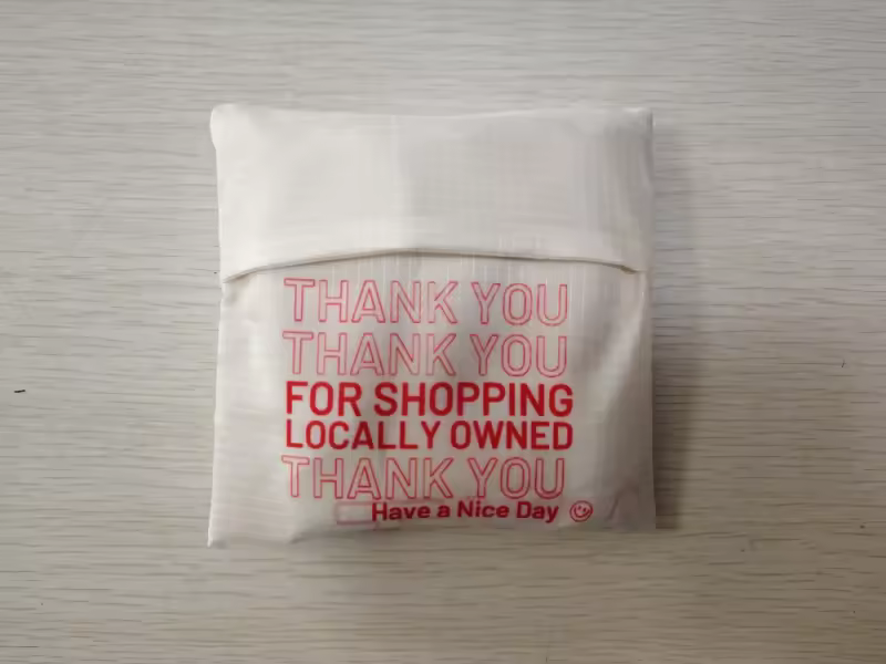 Thank You For Shopping Local Reusable Tote Bag