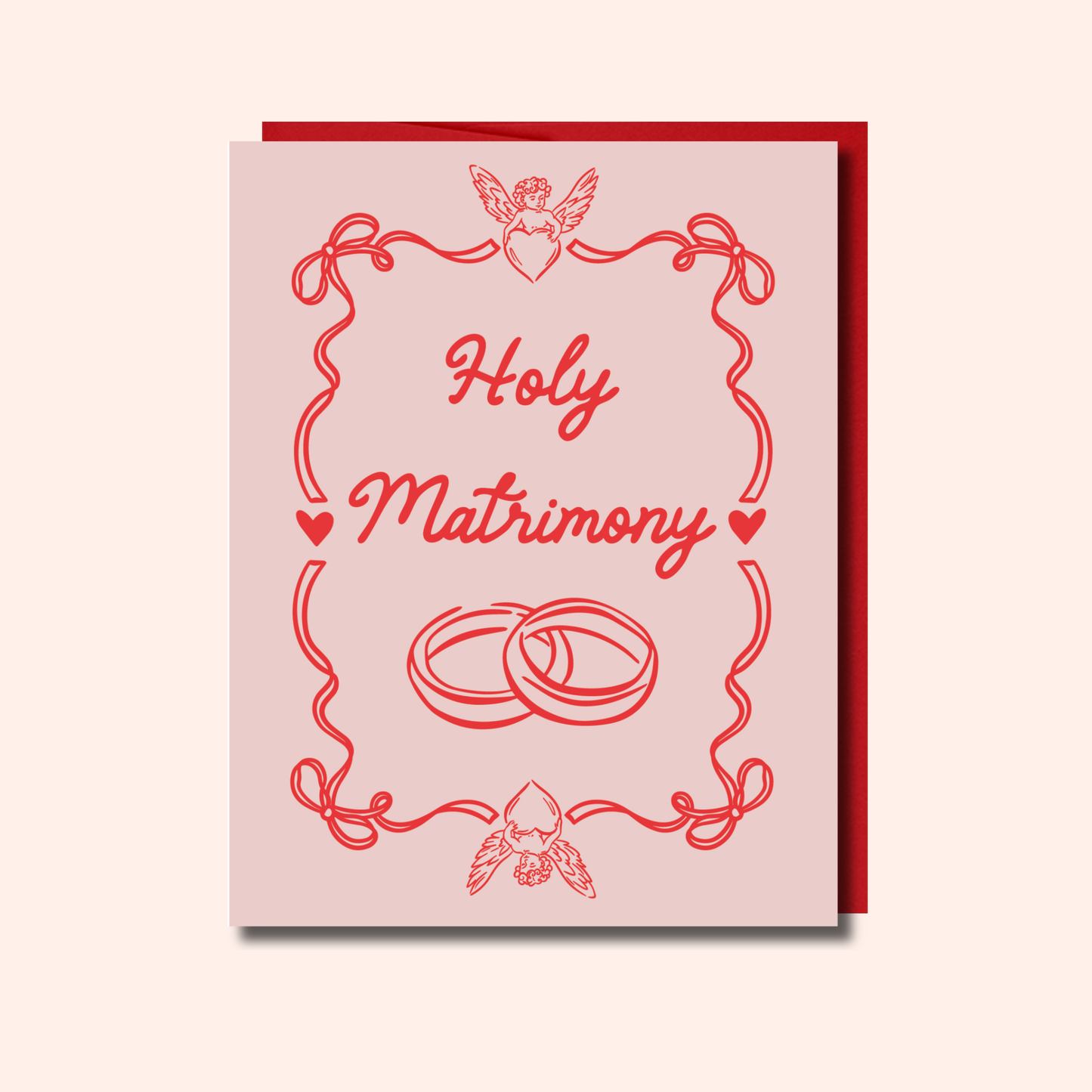Holy Matrimony – Wedding Day Card