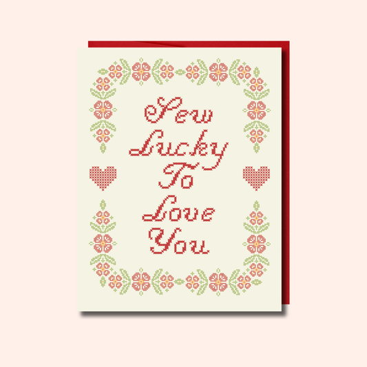 Sew Lucky – Love Card