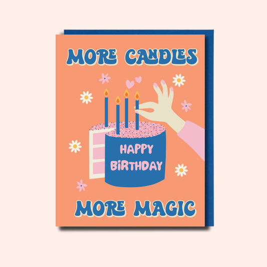More Candles, More Magic – Birthday Card