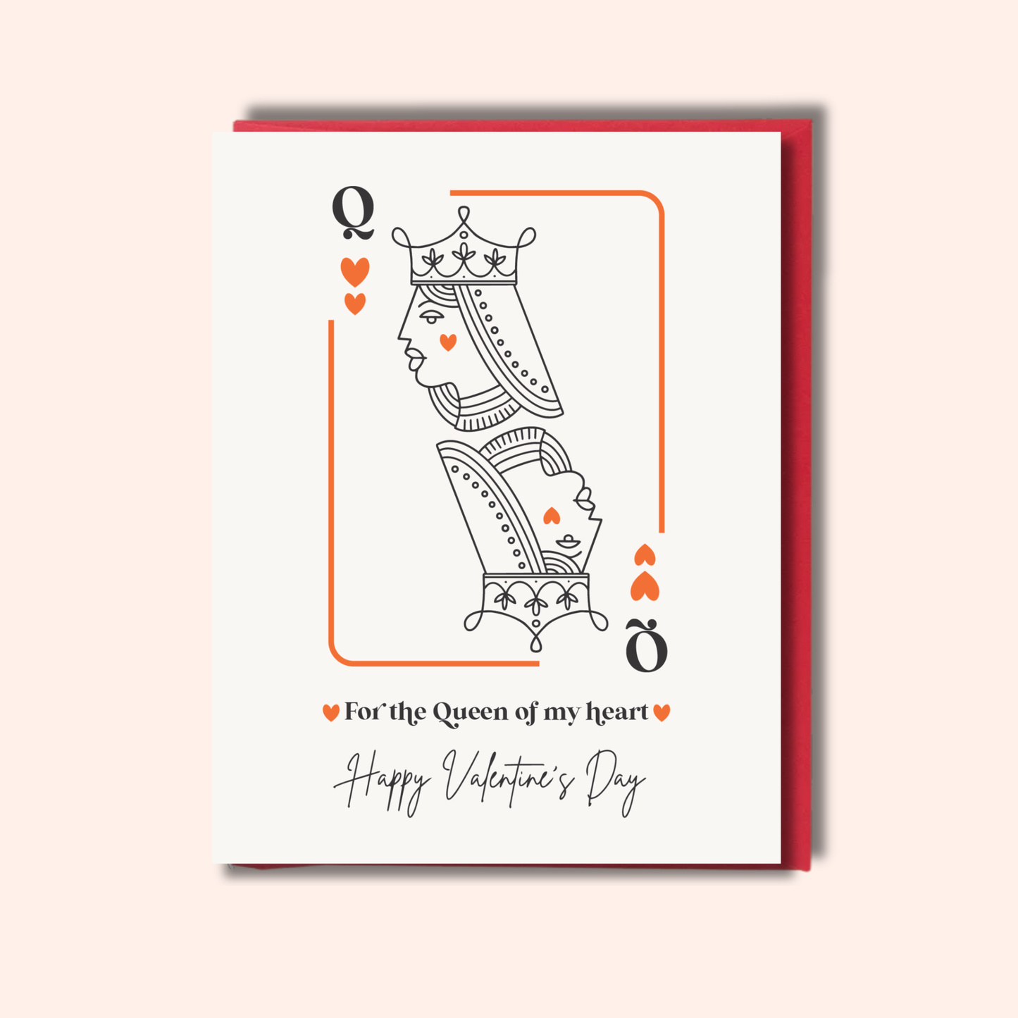 Queen of Hearts – Valentine's Day Card