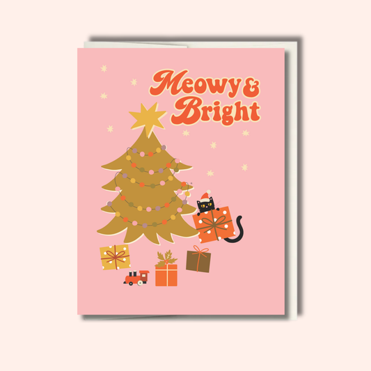 Meowy & Bright – Holiday Card