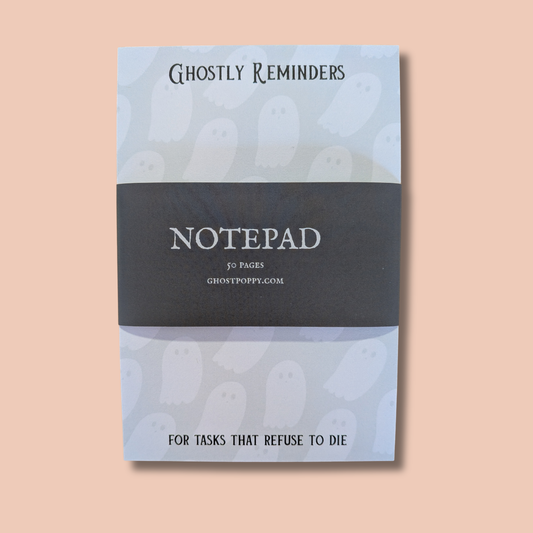 Ghostly Reminders Notepad