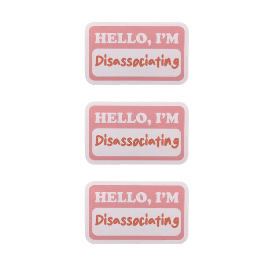 Disassociating Sticker