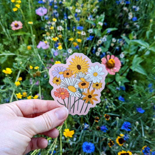 Flower Party Sticker