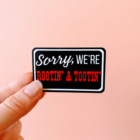 Rootin' Sticker
