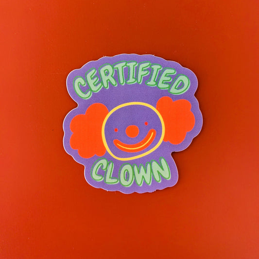 Certified Clown Sticker