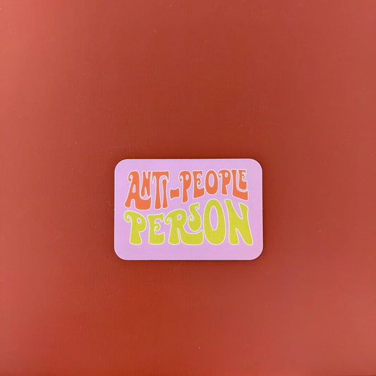 Anti-People Person Sticker