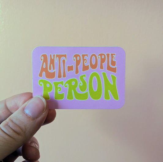 Anti-People Person Sticker