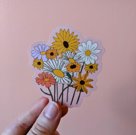Flower Party Sticker
