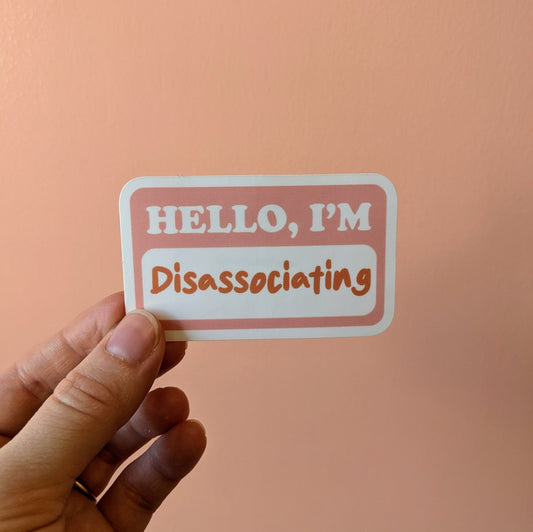 Disassociating Sticker