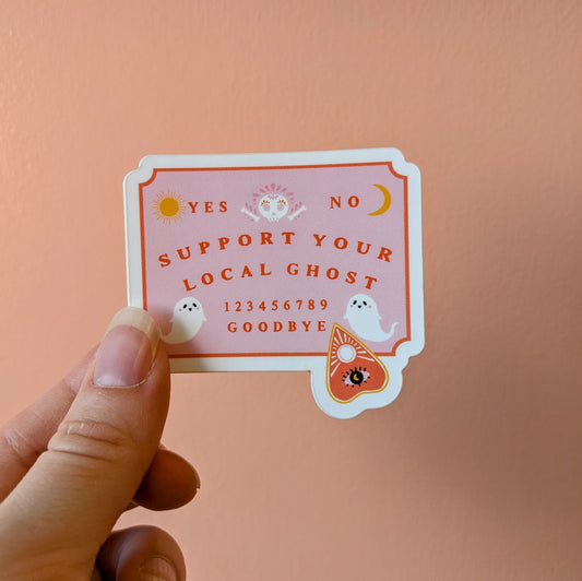 Support Your Local Ghost Sticker
