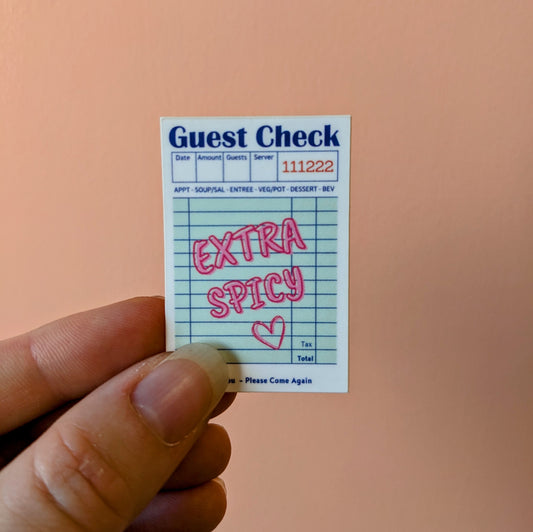 Order up: EXTRA SPICY Sticker