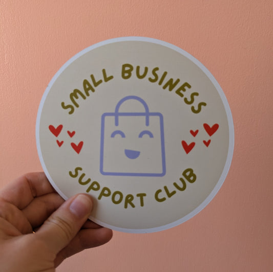 Small Business Support Club Car Magnet