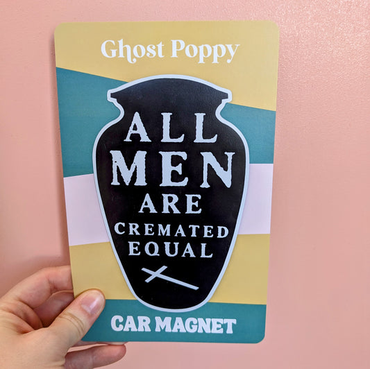 Cremated Car Magnet