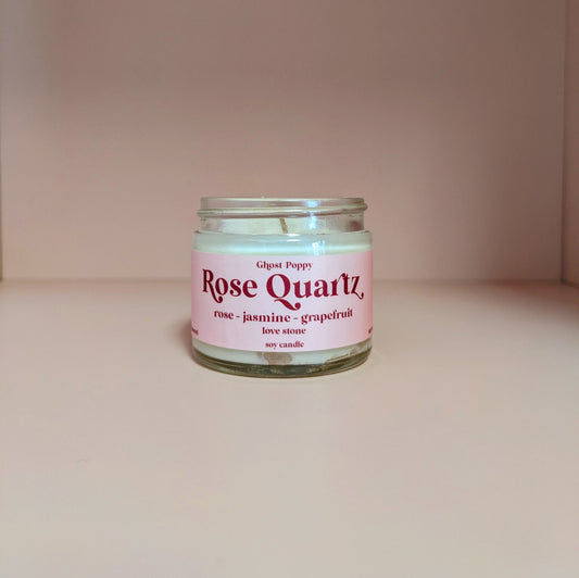 Rose Quartz Mini Candle