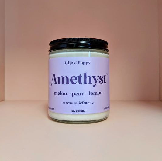 Amethyst Candle