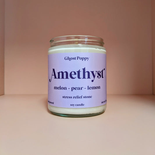 Amethyst Candle