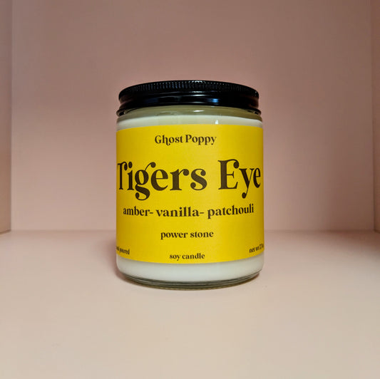 Tigers Eye Candle