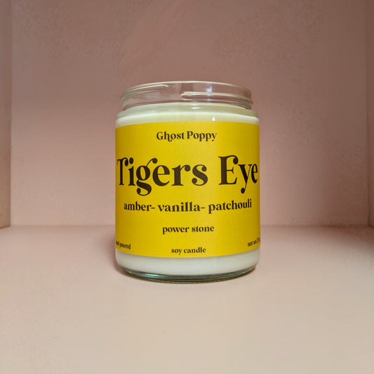 Tigers Eye Candle