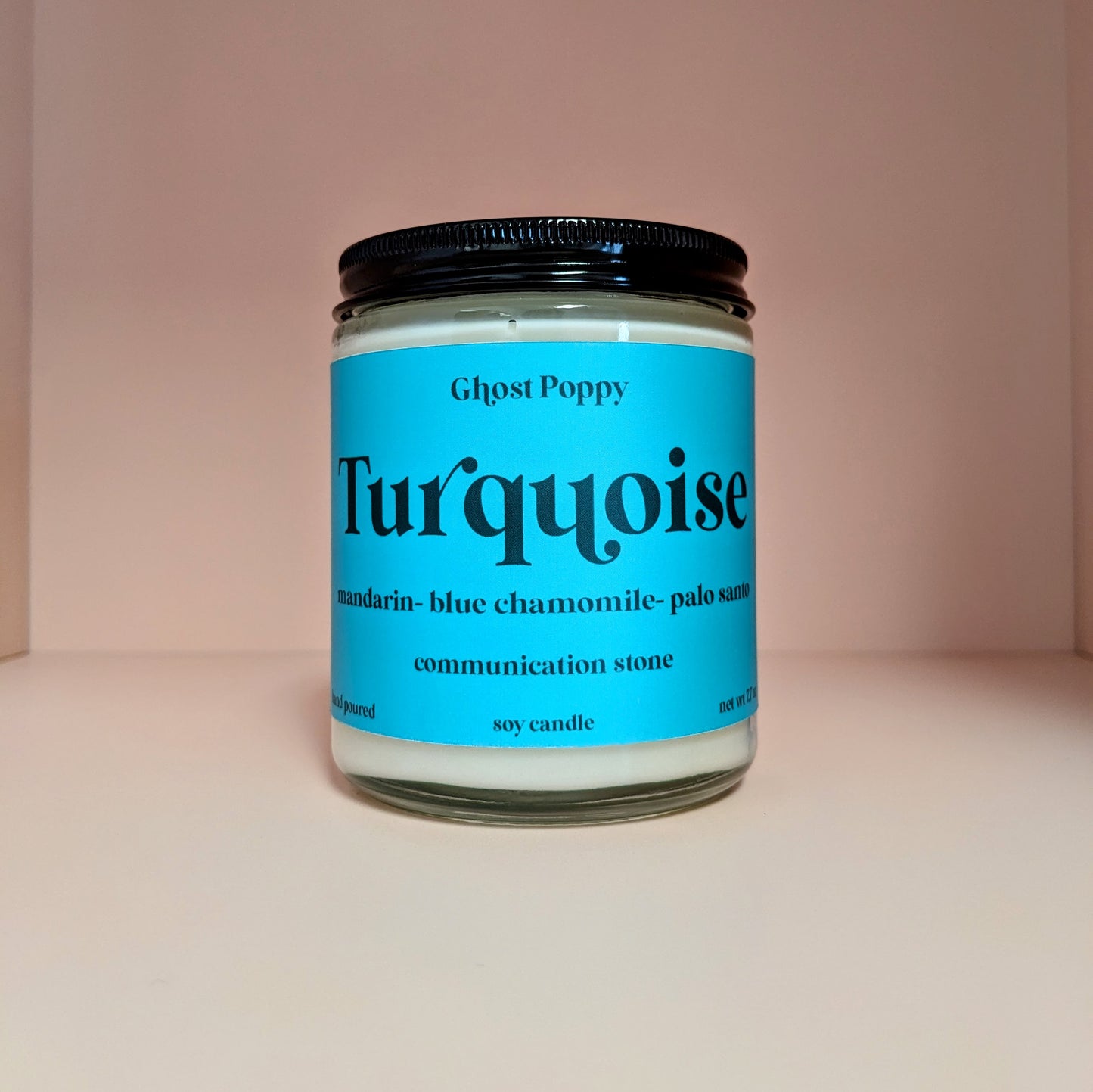 Turquoise Candle