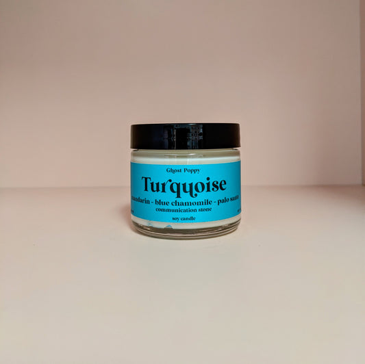 Turquoise Mini Candle