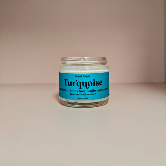 Turquoise Mini Candle