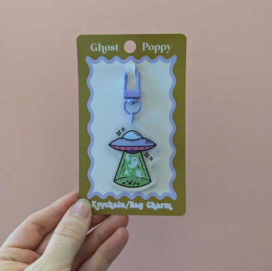 I Believe in Ghosts Keychain + Bag Charm