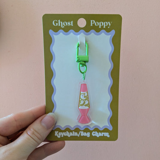 Groovy Ghosts Keychain + Bag Charm