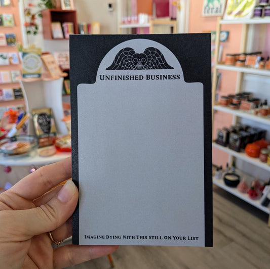 Unfinished Business Notepad
