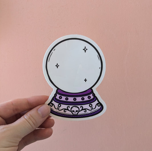 Crystal Ball Suncatcher Sticker