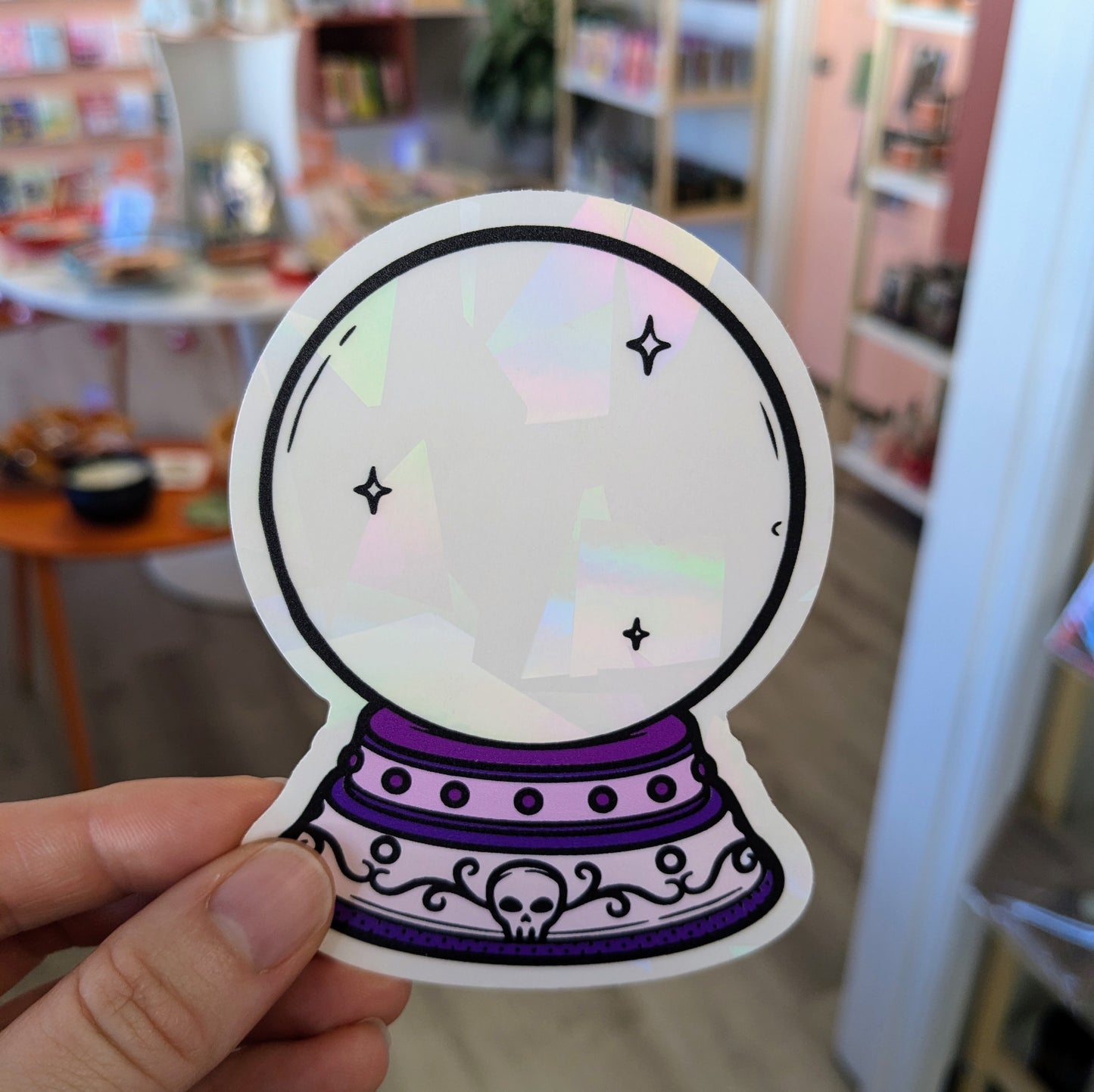 Crystal Ball Suncatcher Sticker