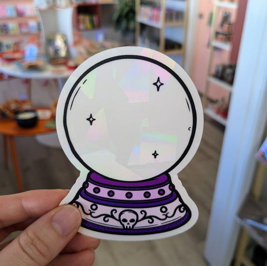 Crystal Ball Suncatcher Sticker