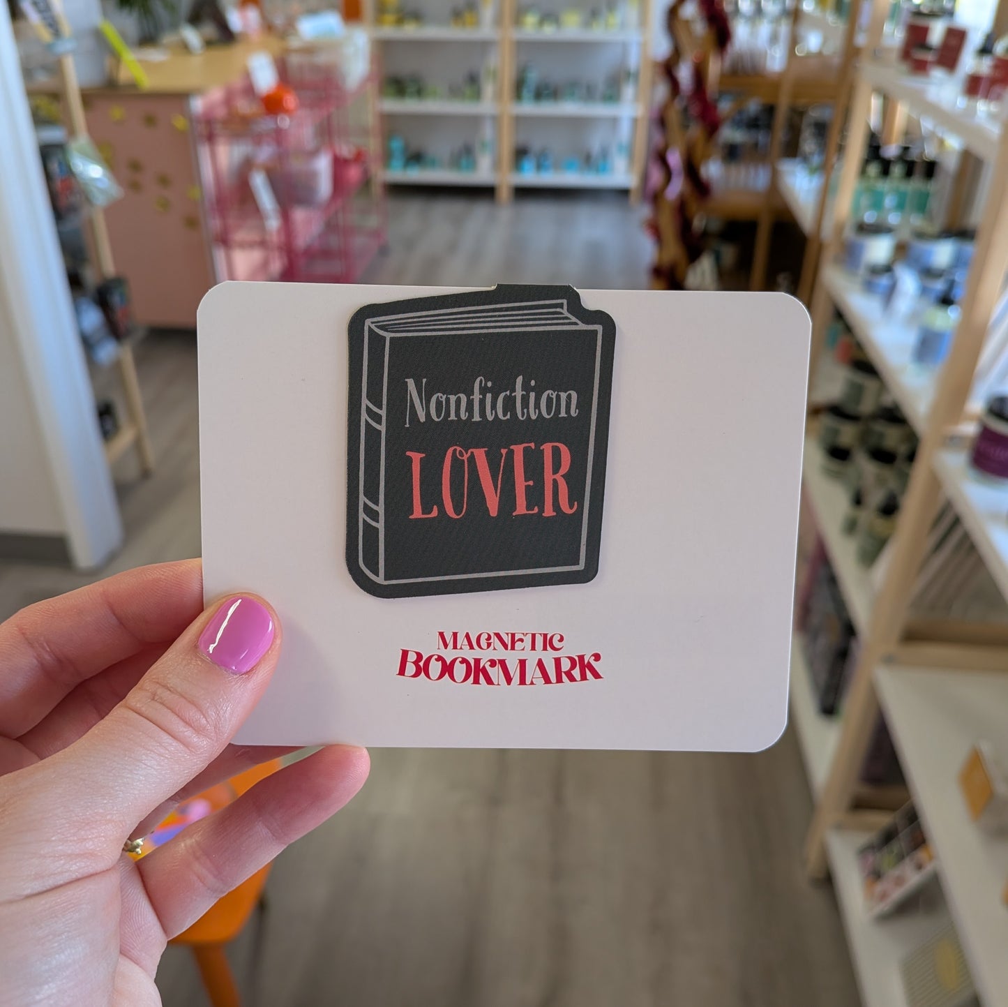 Nonfiction Lover Magnetic Bookmark